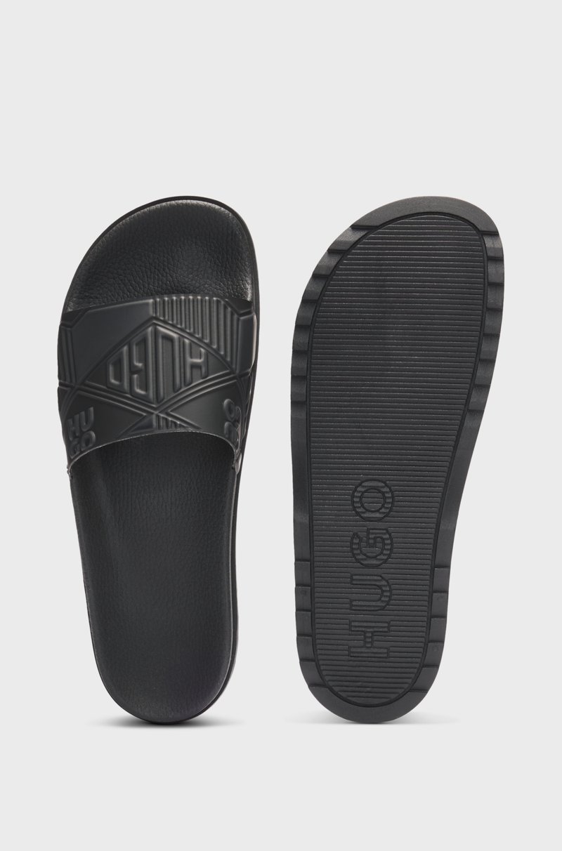 Hugo Boss Chanclas hechas en Italia con diferentes logos Último día