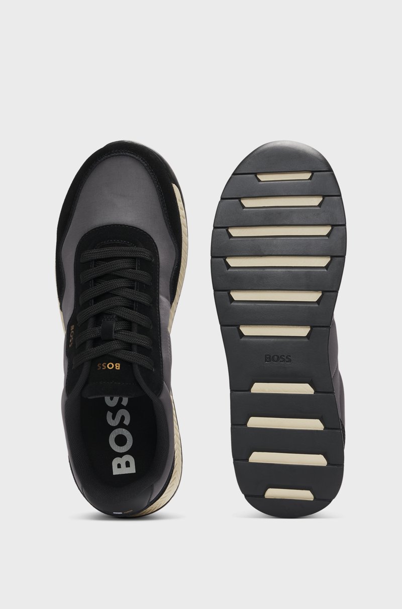 Hugo Boss Deportivas en diferentes materiales con ribetes de ante Precio de fábrica
