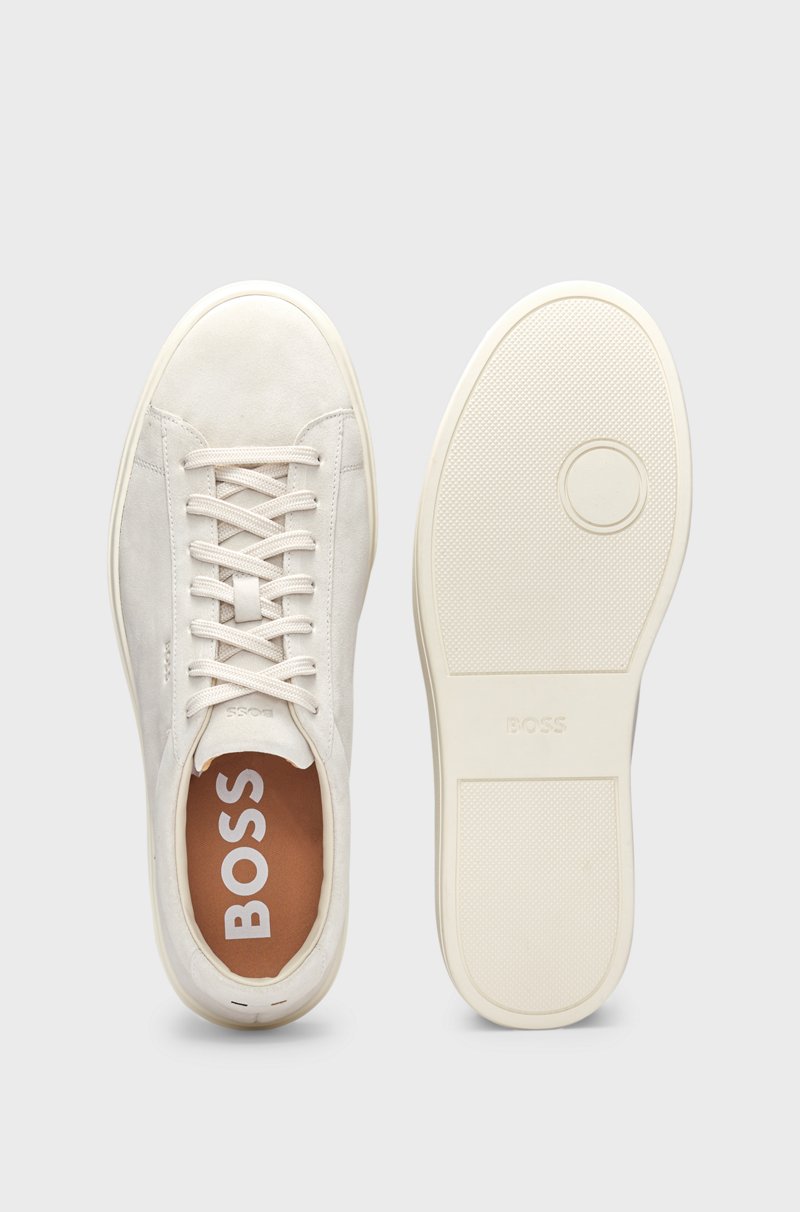 Hugo Boss Deportivas de ante con suela de goma Promoción por tiempo limitado