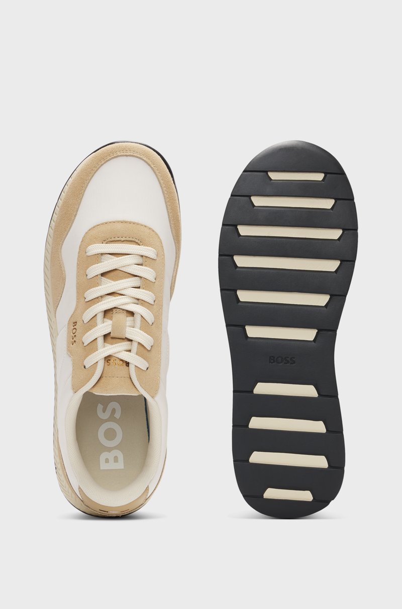 Hugo Boss Deportivas en diferentes materiales con ribetes de ante Oferta especial de fábrica