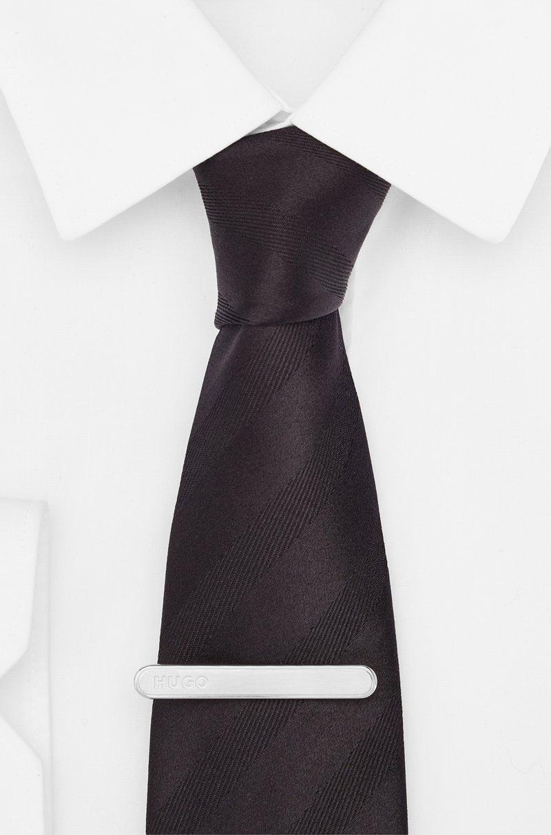 Hugo Boss Alfiler de corbata ovalado con logo grabado Tienda de fábrica