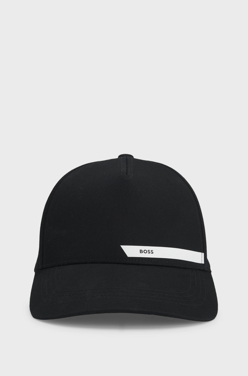 Hugo Boss Gorra en sarga de algodón con logo estampado En oferta