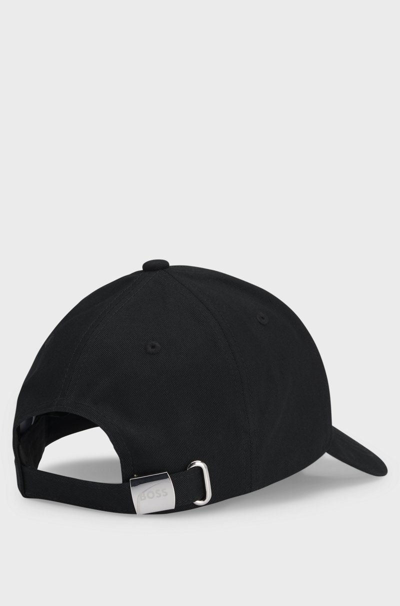 Hugo Boss Gorra en sarga de algodón con logo estampado En oferta