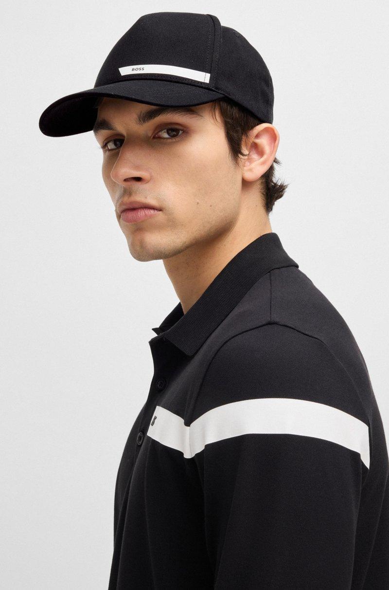 Hugo Boss Gorra en sarga de algodón con logo estampado En oferta