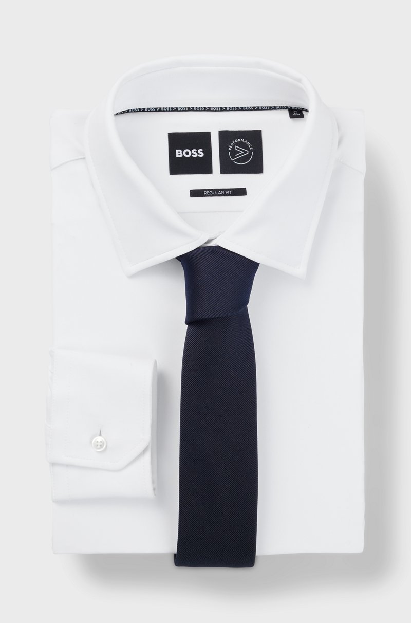 Hugo Boss Corbata elaborada en Italia con tejido jacquard de seda pura Descuentos del mes