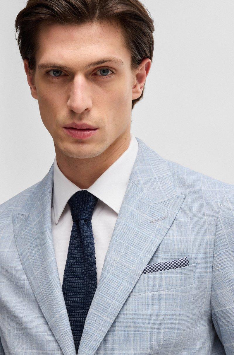 Hugo Boss Corbata de punto jacquard en seda Oferta exclusiva