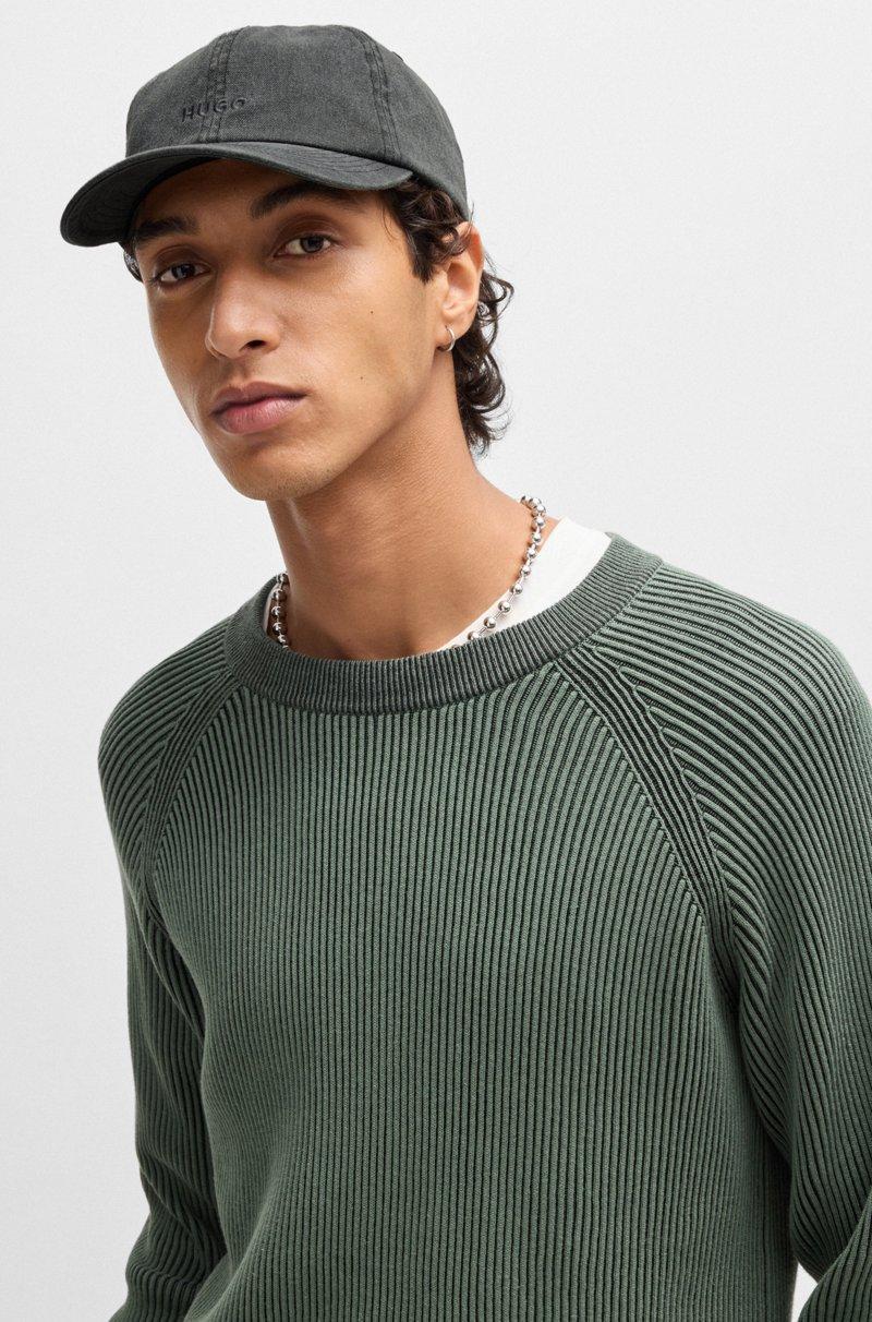 Hugo Boss Gorra de sarga de algodón de seis paneles con logo bordado Grandes ahorros