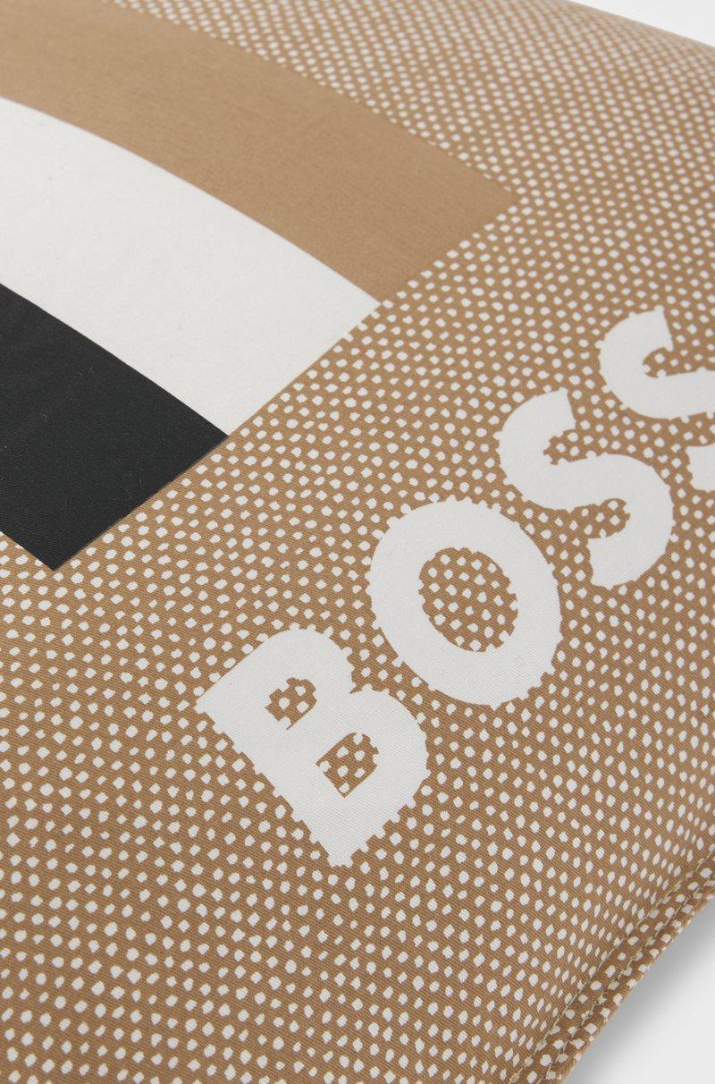 Hugo Boss Cojín estampado con logo y rayas de la marca Devoluciones gratuitas
