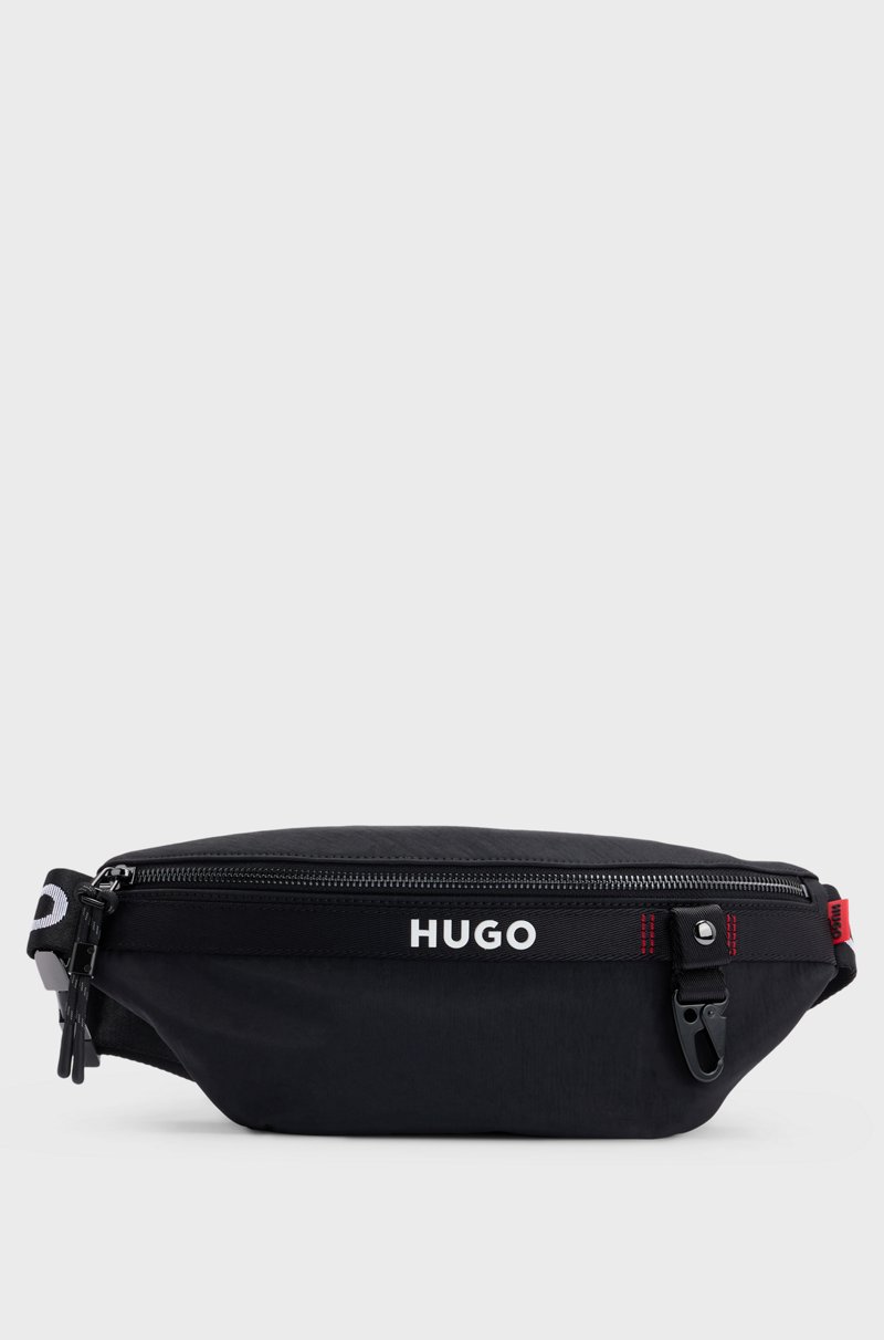 Hugo Boss Riñonera con logo en contraste y correa ajustable