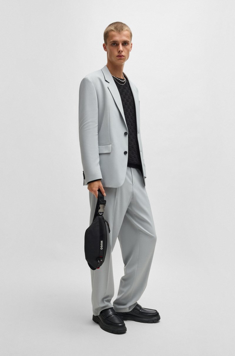 Hugo Boss Riñonera con logo en contraste y correa ajustable Outlet
