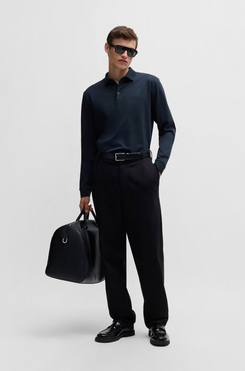 Hugo Boss Polo de algodón interlock con logo bordado Rebajas baratas