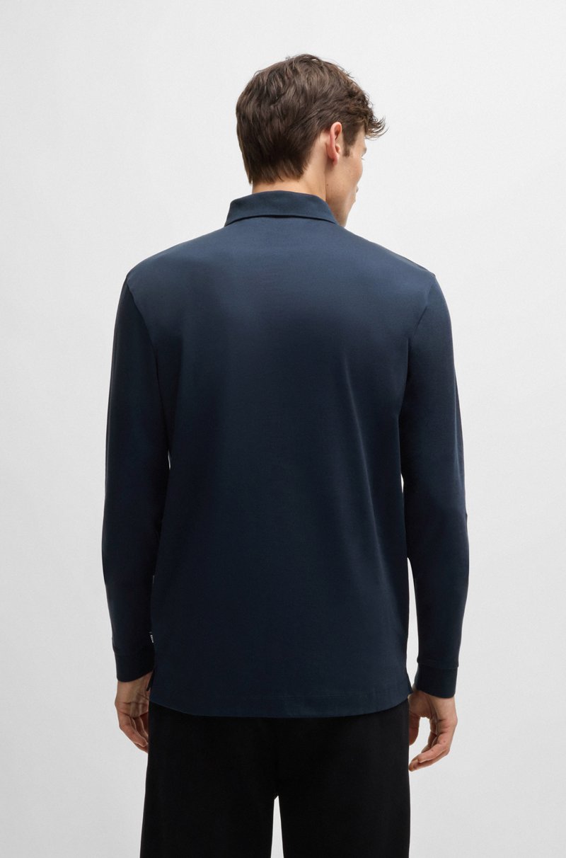 Hugo Boss Polo de algodón interlock con logo bordado Rebajas baratas