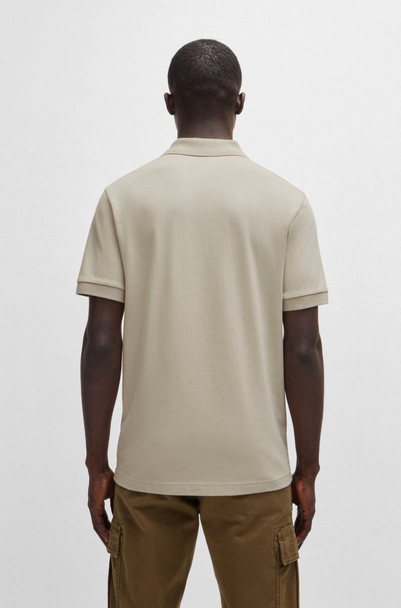 Hugo Boss Polo slim fit de algodón elástico con parche de logo Los más vendidos