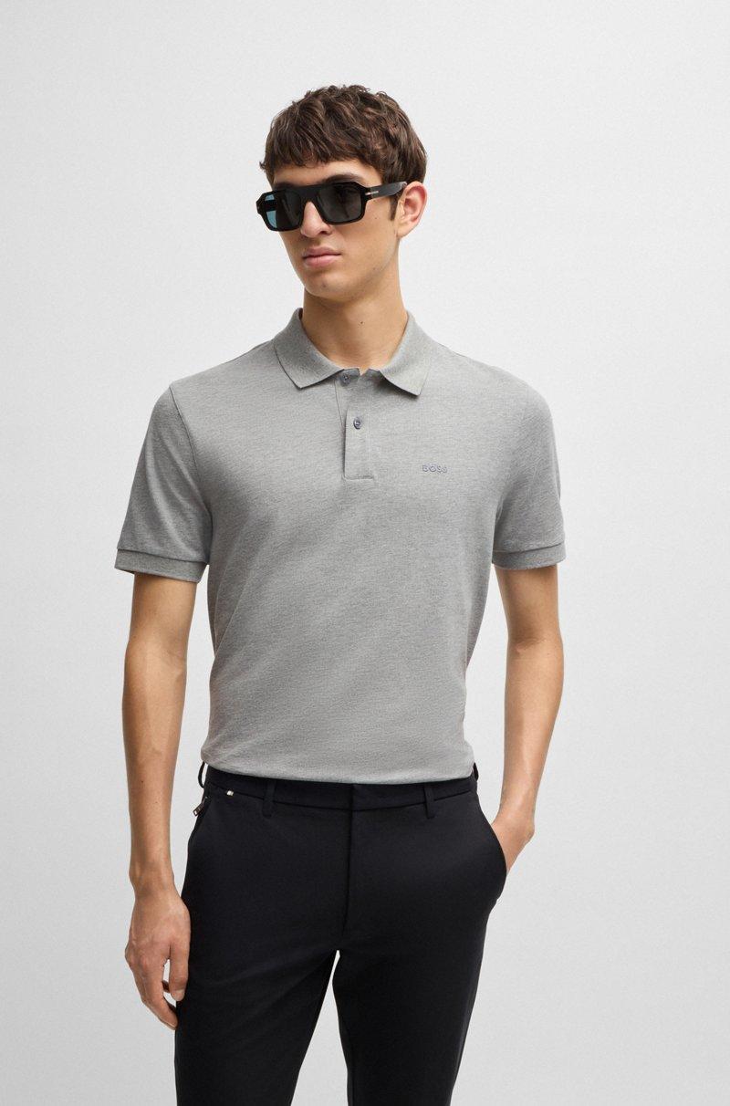 Hugo Boss Polo Pallas regular fit de algodón con logo bordado Tienda