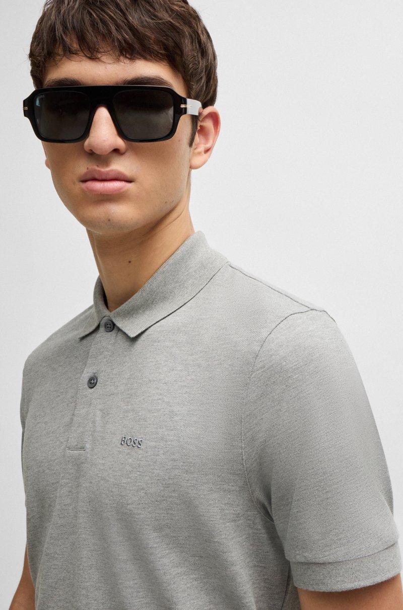 Hugo Boss Polo Pallas regular fit de algodón con logo bordado Tienda