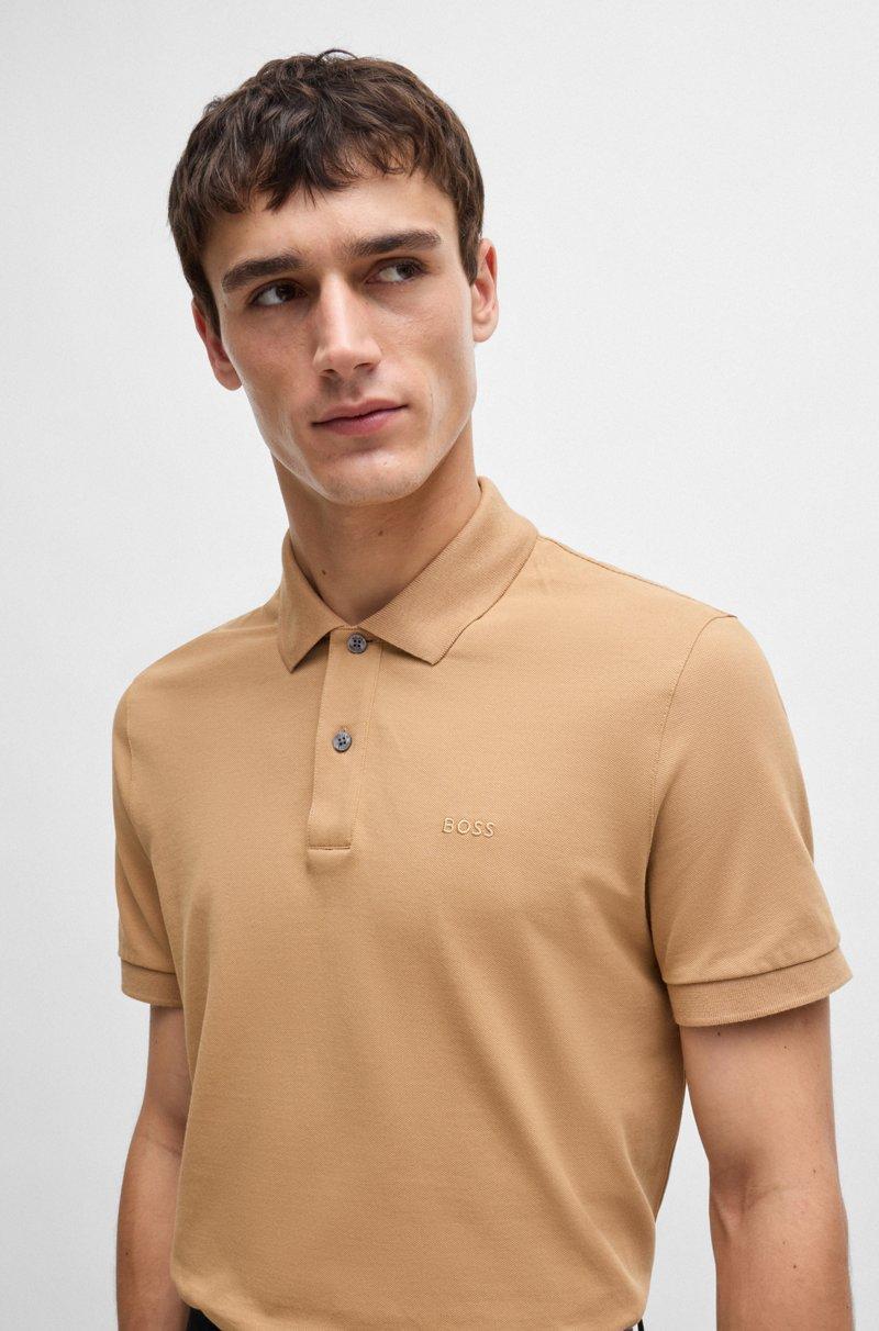Hugo Boss Polo Pallas regular fit de algodón con logo bordado Liquidación