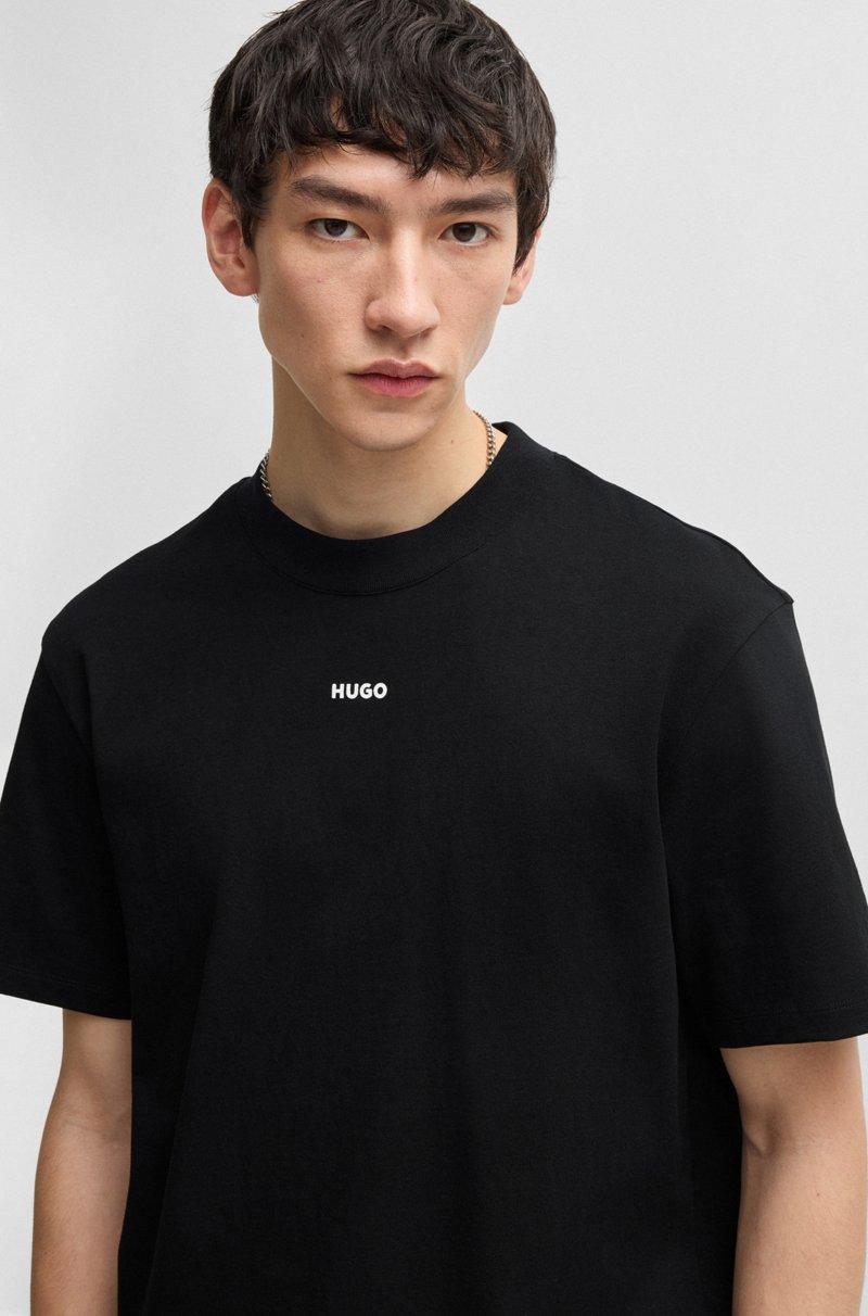 Hugo Boss Camiseta relaxed fit en algodón con logo estampado Último día