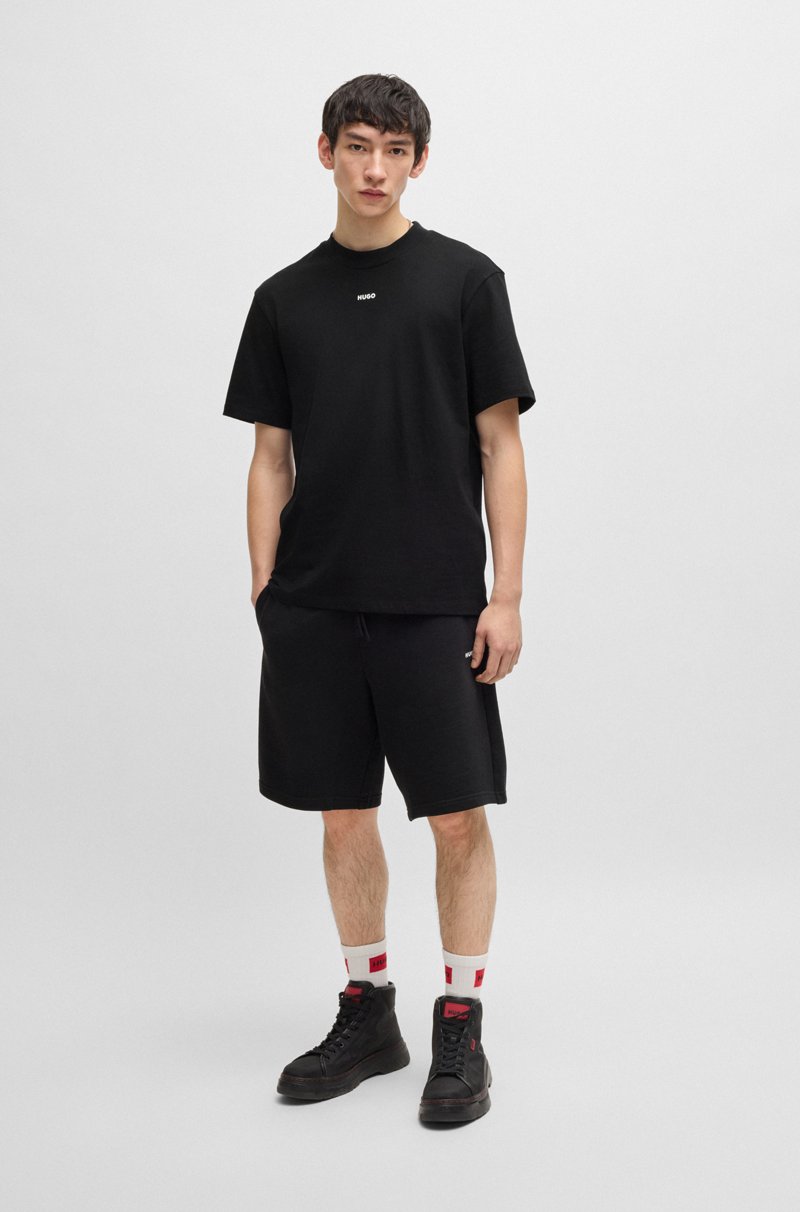 Hugo Boss Camiseta relaxed fit en algodón con logo estampado Último día