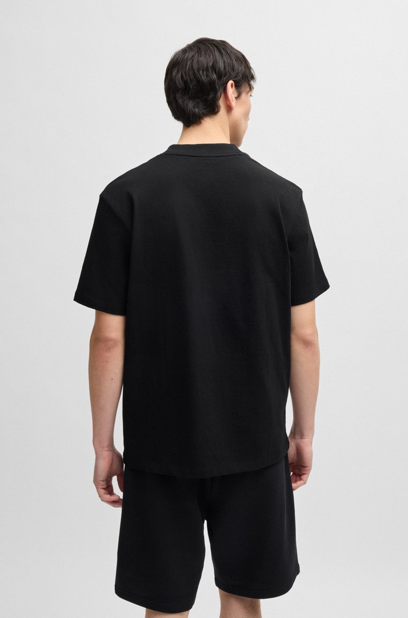 Hugo Boss Camiseta relaxed fit en algodón con logo estampado Último día