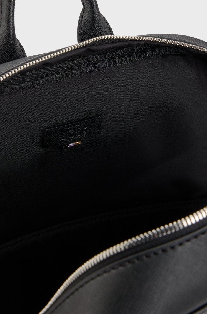 Hugo Boss Mochila con cremallera con raya de la marca y detalle de logotipo Promoción por tiempo limitado