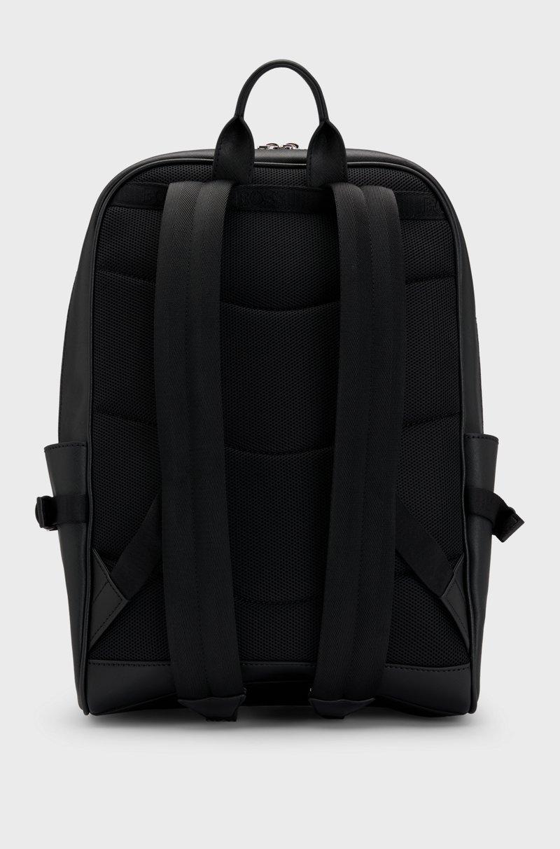 Hugo Boss Mochila con cremallera con raya de la marca y detalle de logotipo Promoción por tiempo limitado