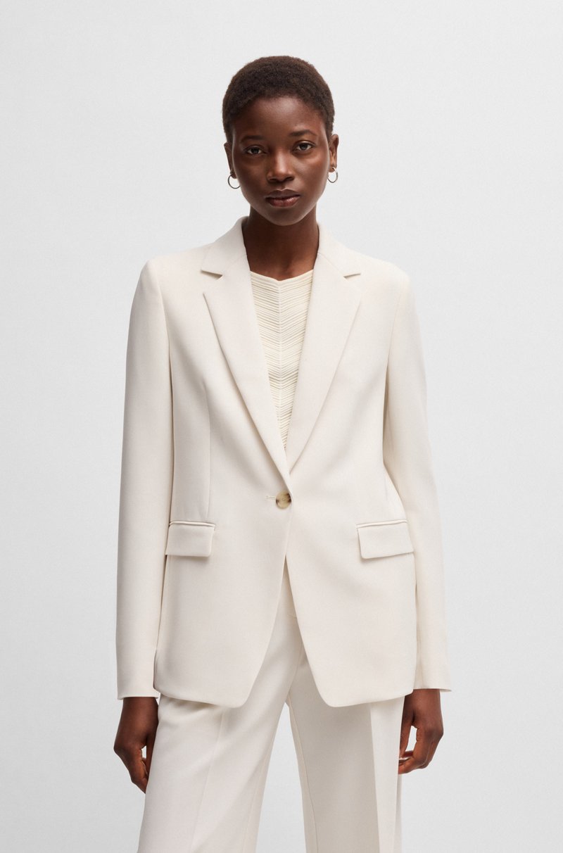 Hugo Boss Chaqueta regular fit en crepé resistente a las arrugas Precios de Black Friday