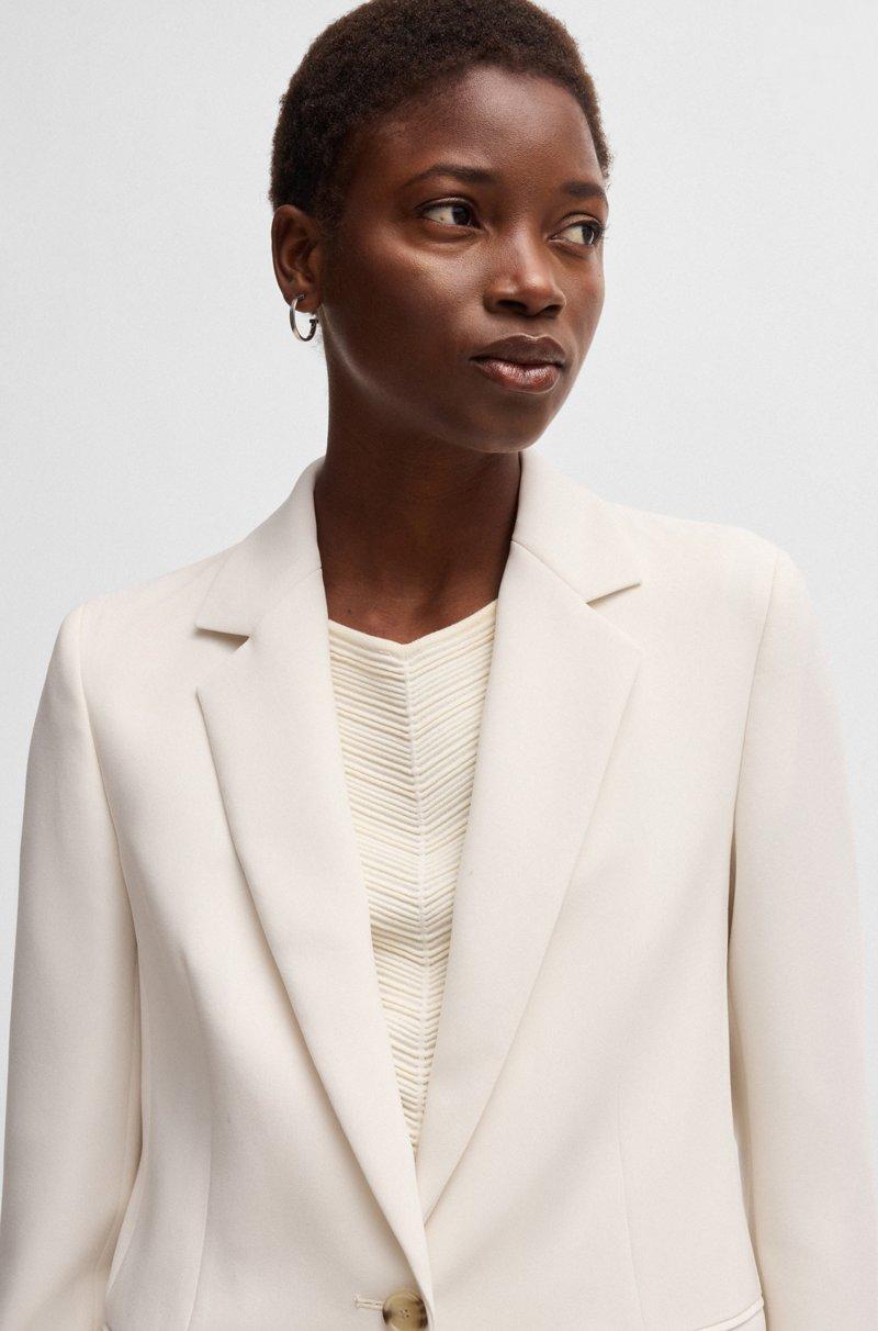 Hugo Boss Chaqueta regular fit en crepé resistente a las arrugas Precios de Black Friday