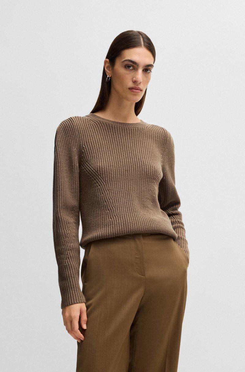 Hugo Boss Jersey de punto con detalle en el hombro Grandes ahorros
