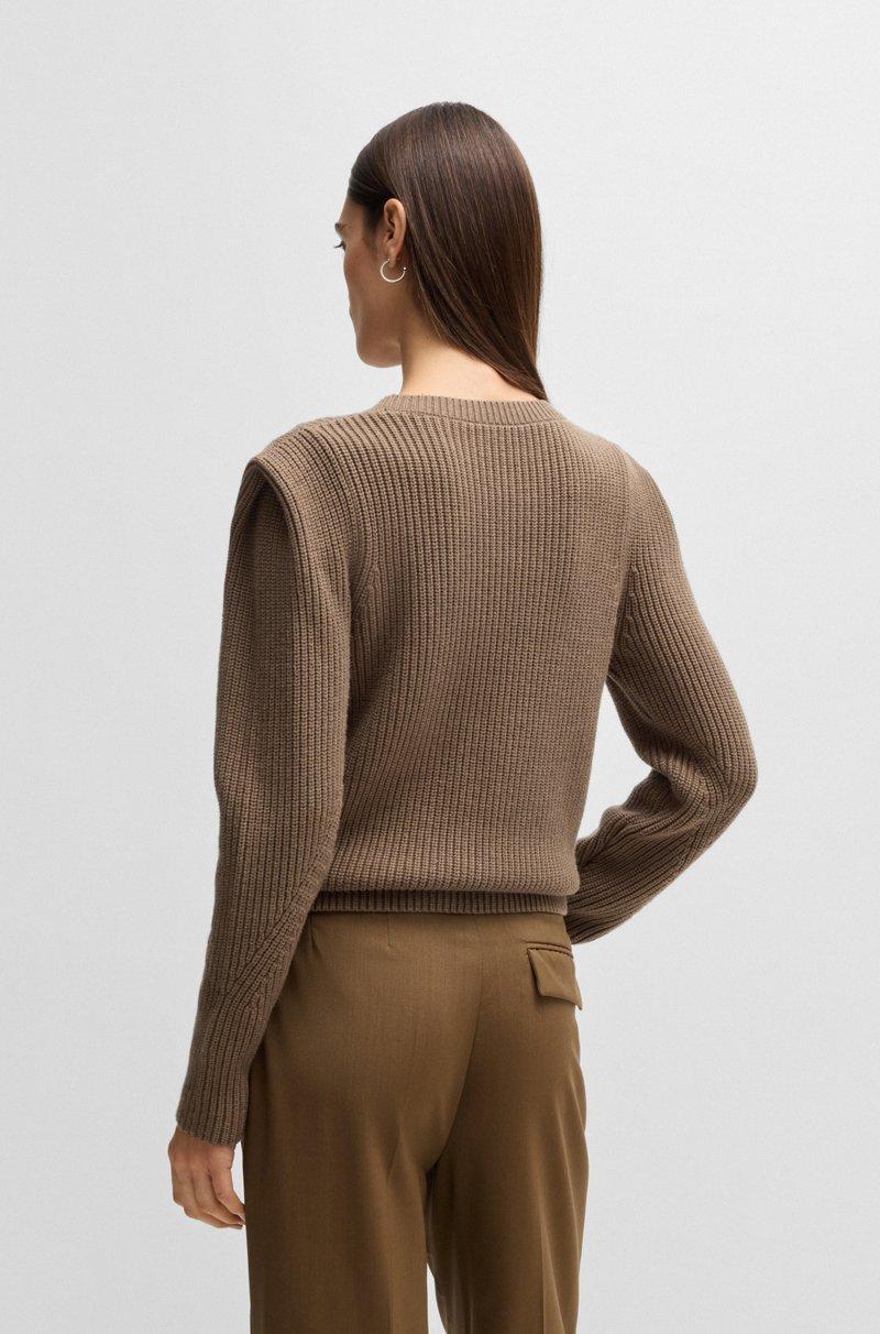 Hugo Boss Jersey de punto con detalle en el hombro Grandes ahorros