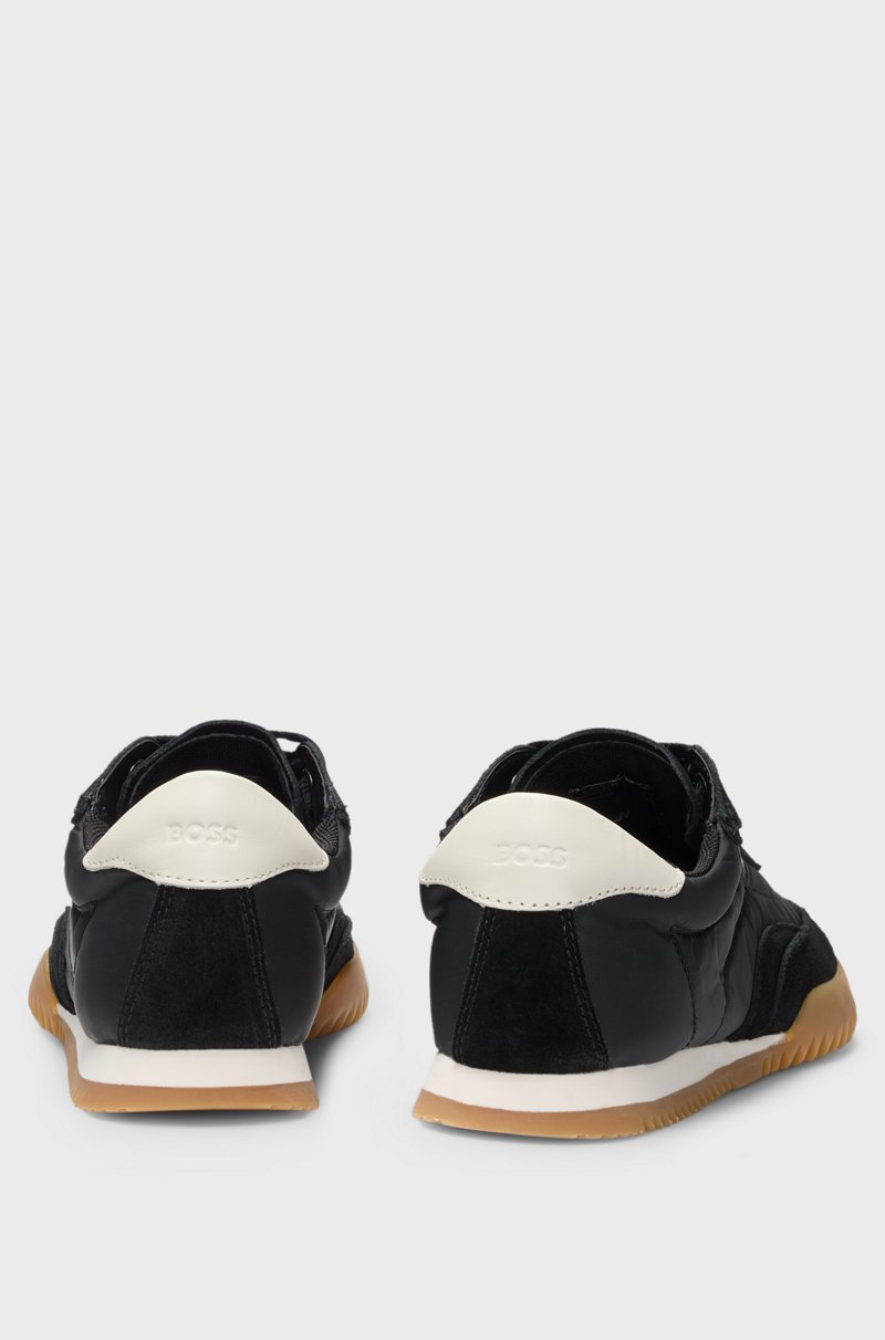 Hugo Boss Deportivas de caña baja en ante y tela Venta caliente