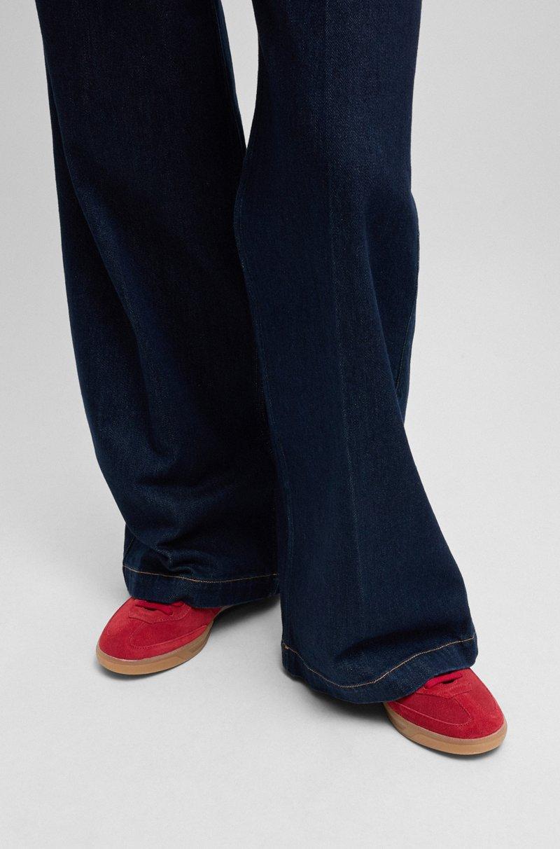 Hugo Boss Deportivas de ante con cordones y detalles de logo Gran oferta