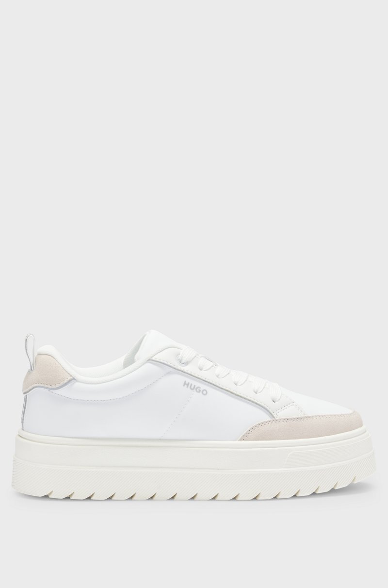 Hugo Boss Deportivas con plataforma y ribetes de ante Rebajas baratas