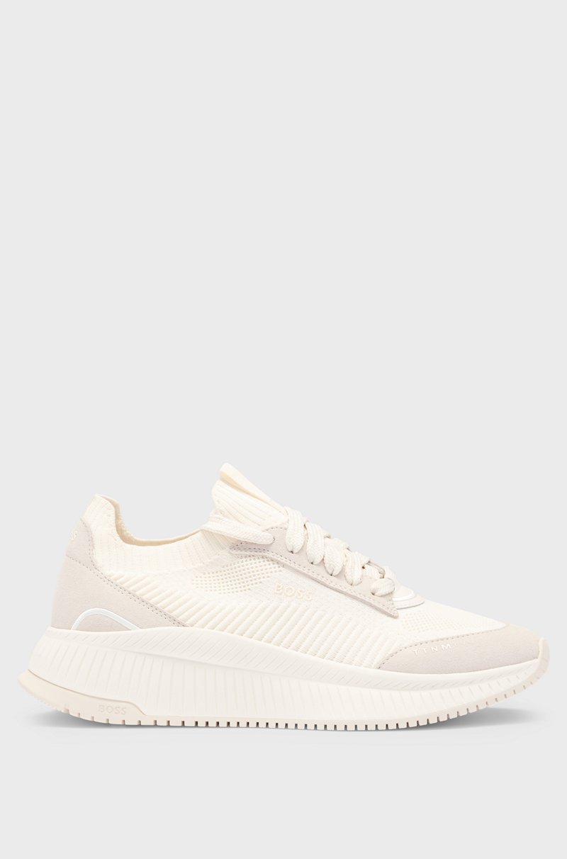 Hugo Boss Deportivas TTNM EVO con empeines de punto y detalles de ante COMPRAR AHORA