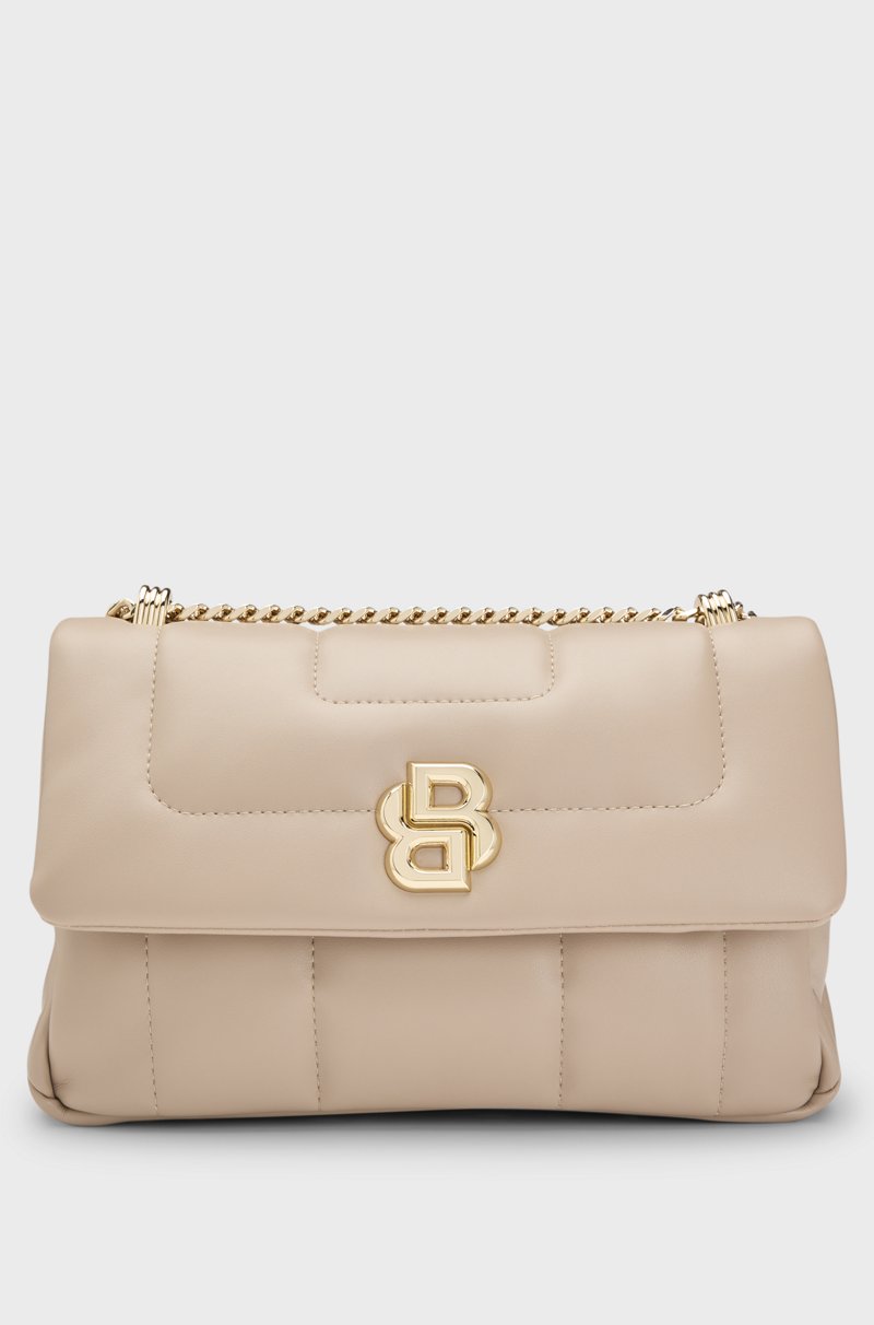 Hugo Boss Bolso bandolera guateado con monograma Double B metálico