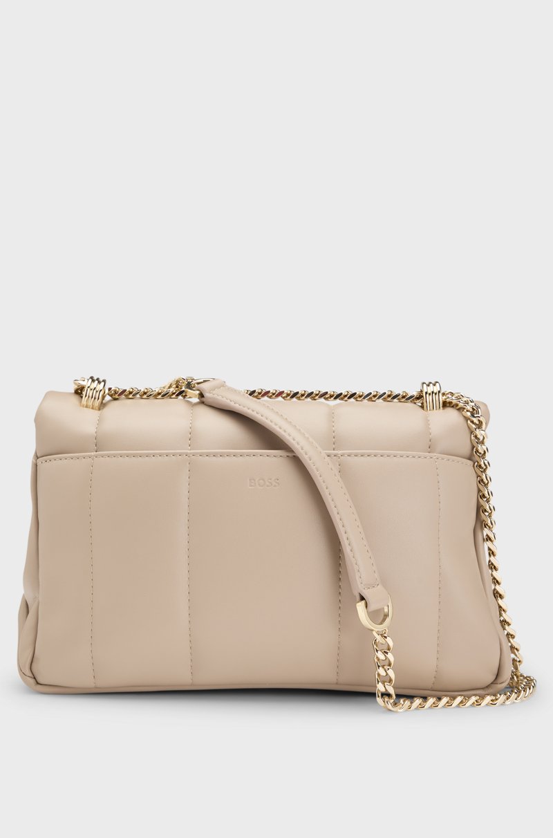 Hugo Boss Bolso bandolera guateado con monograma Double B metálico Solo queda un día