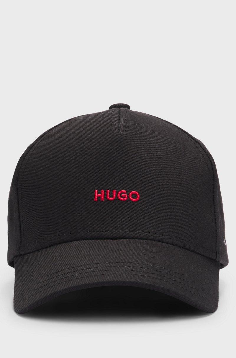 Hugo Boss Gorra de sarga de algodón con logo bordado Rebajas de fábrica