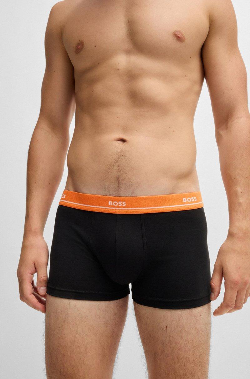 Hugo Boss Paquete de cinco calzoncillos de algodón elástico con logotipo en la cinturilla Tienda