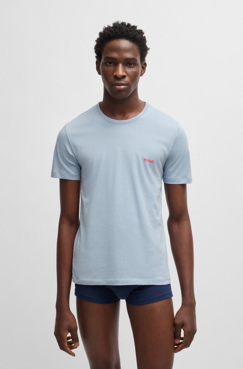 Hugo Boss Paquete de tres camisetas interiores de punto de algodón Últimos 2 días