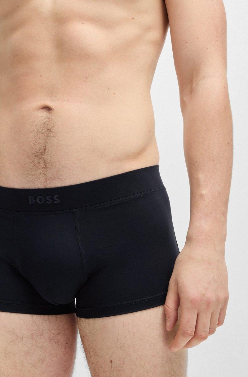 Hugo Boss Calzoncillos de microfibra con logo de silicona en la cintura Promoción por tiempo limitado