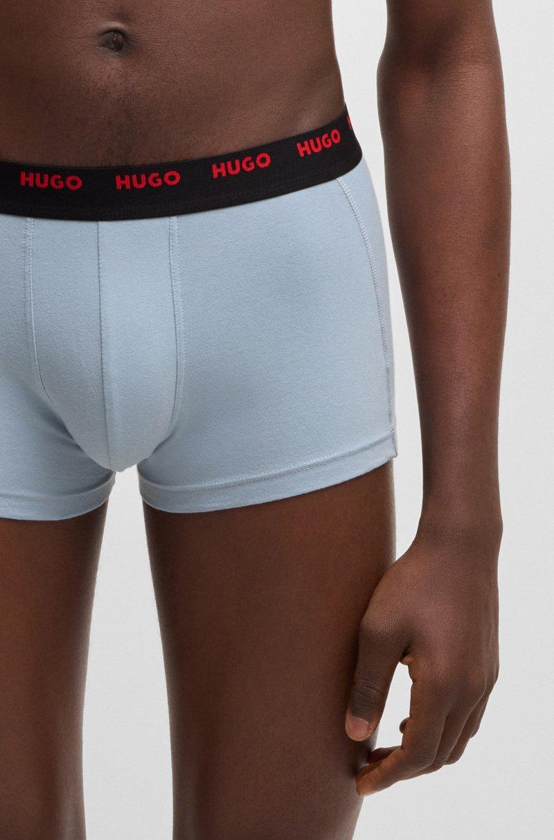 Hugo Boss Paquete de cinco calzoncillos de algodón elástico con logos en la cintura Precios de Black Friday