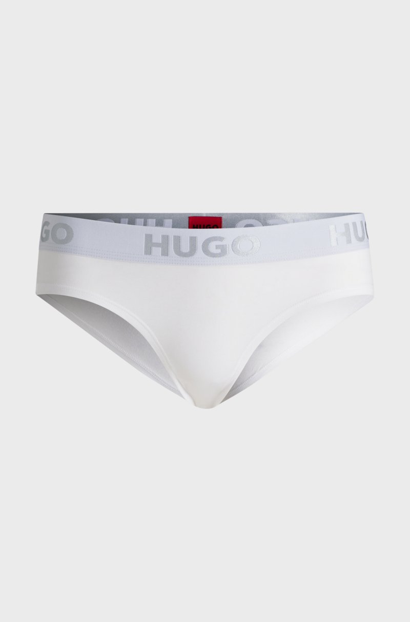 Hugo Boss Braguitas de algodón elástico con logo en la cintura Venta caliente