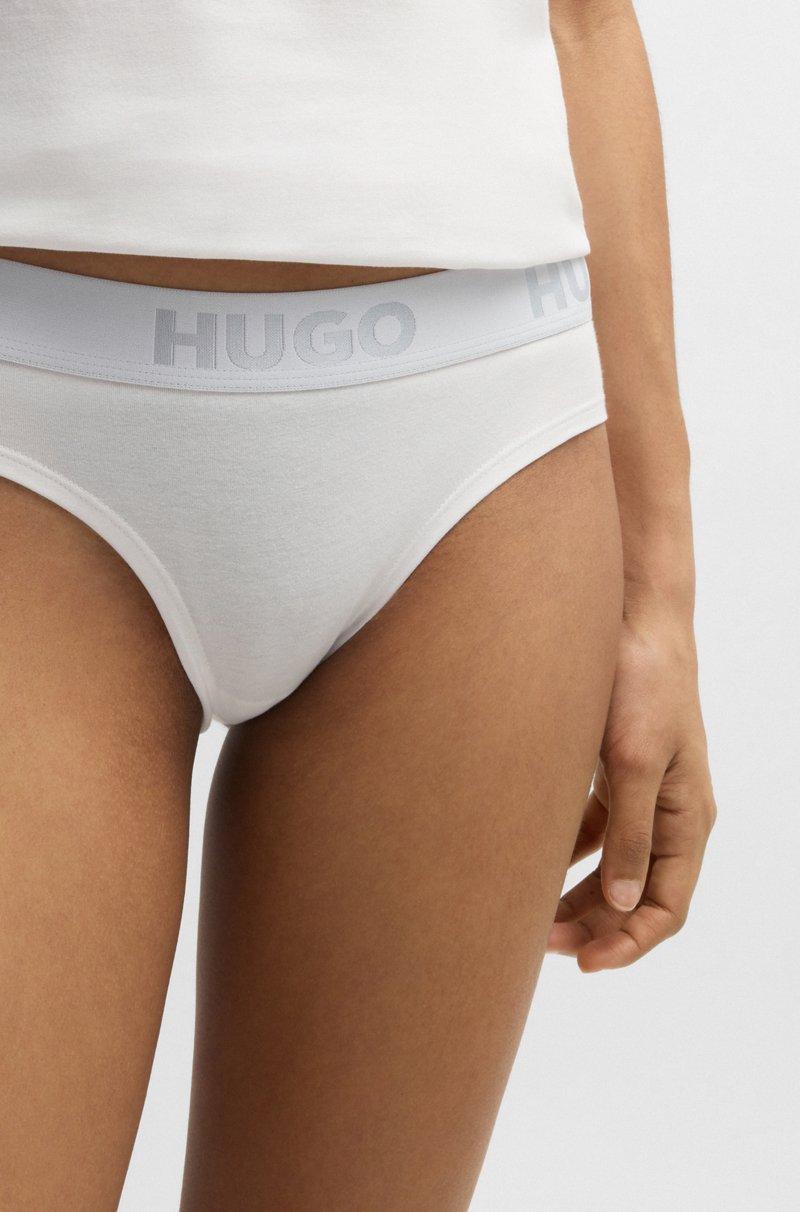 Hugo Boss Braguitas de algodón elástico con logo en la cintura Venta caliente
