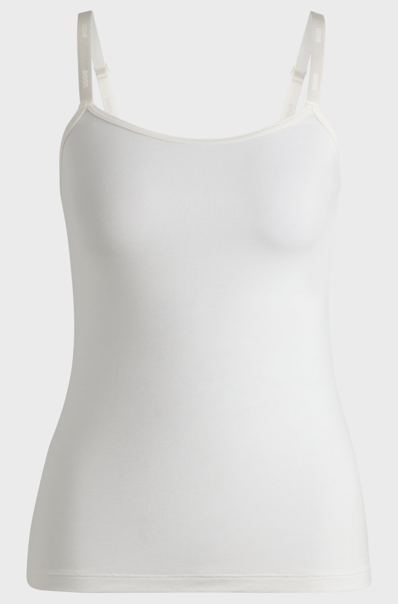 Hugo Boss Camiseta interior de punto elástico con tirantes de la marca Ventas relámpago