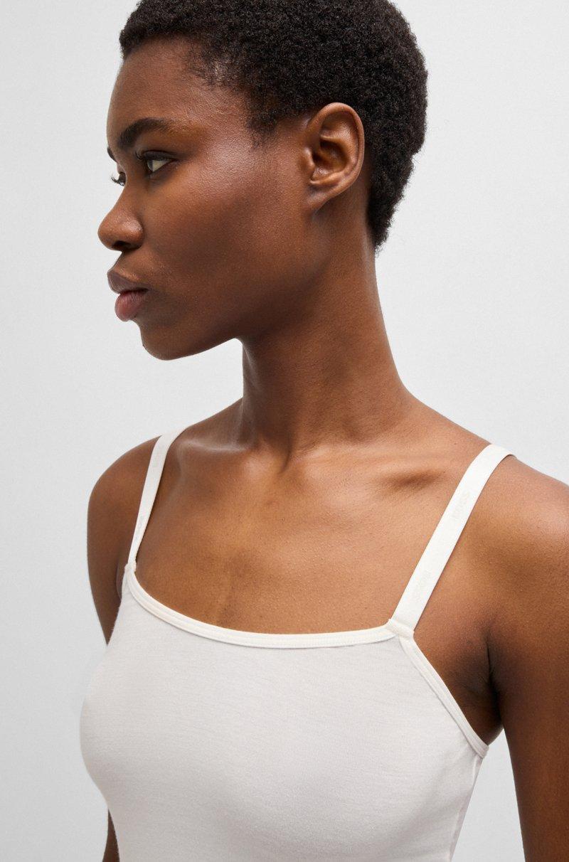 Hugo Boss Camiseta interior de punto elástico con tirantes de la marca Ventas relámpago