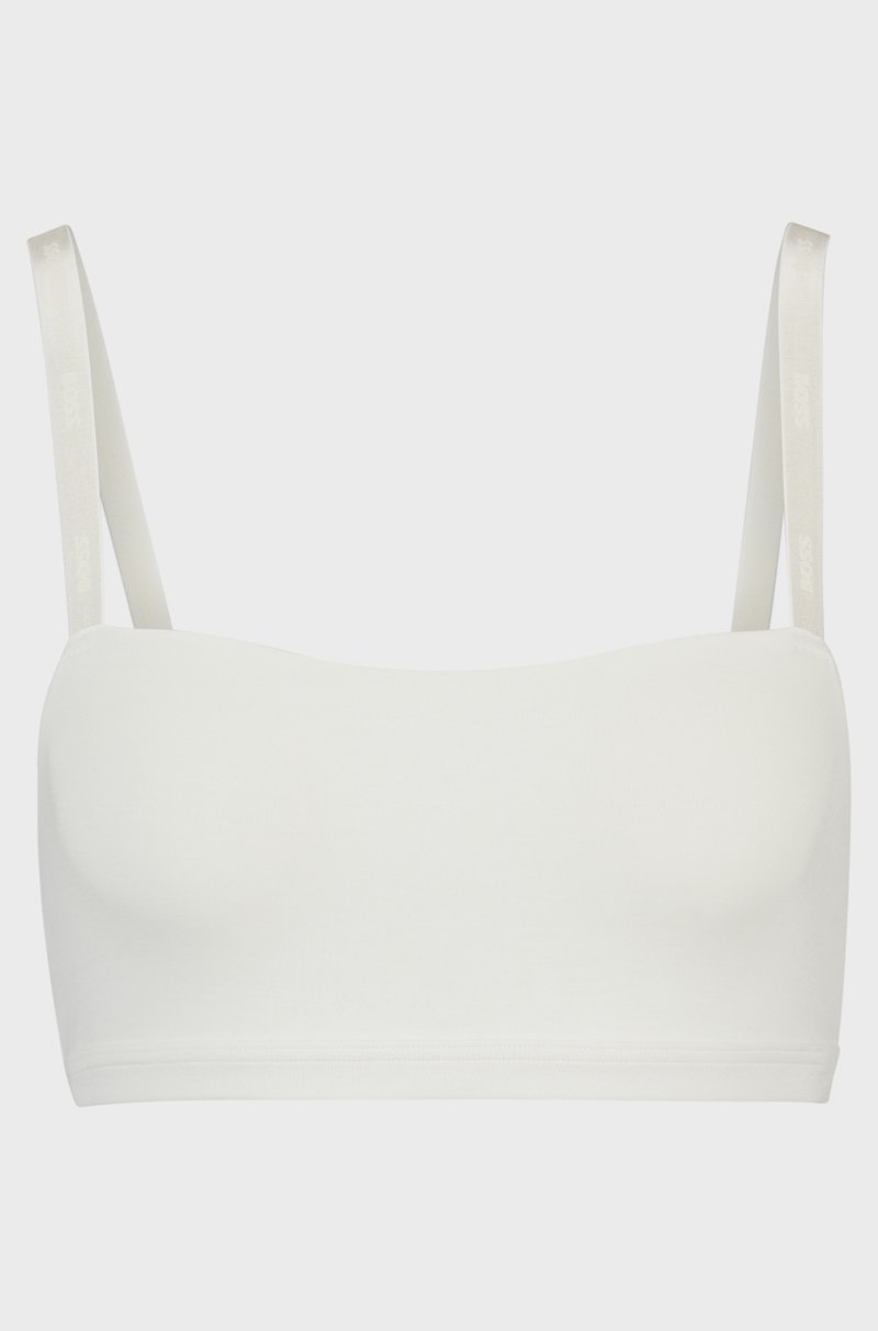 Hugo Boss Bralette de punto elástico con tirantes de la marca Tienda