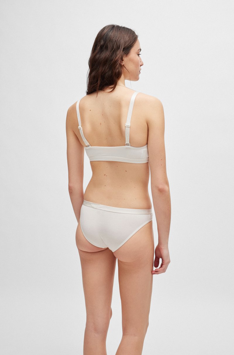 Hugo Boss Bralette de punto elástico con tirantes de la marca Tienda