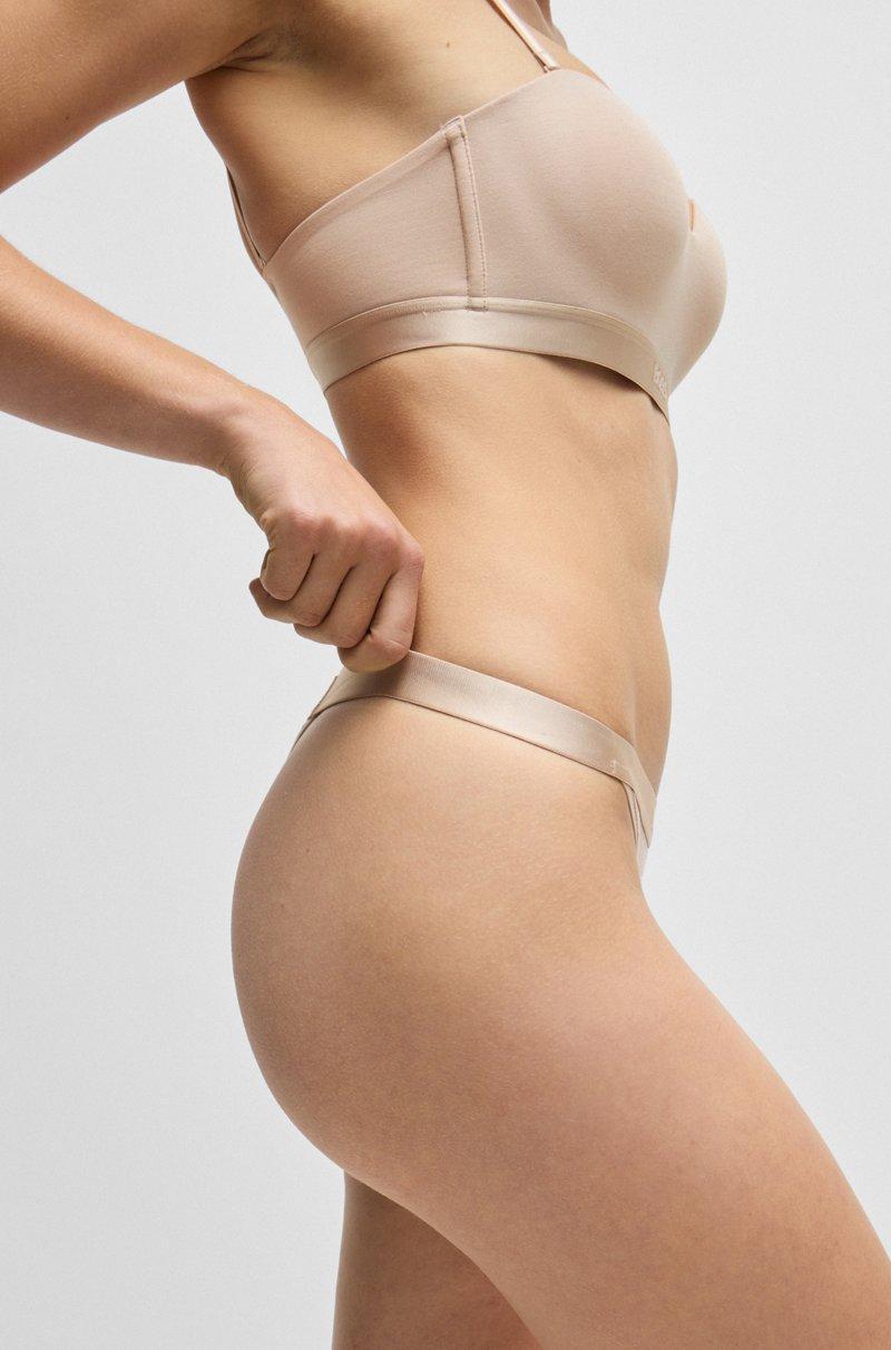 Hugo Boss Tanga de algodón con logo en la cintura Rebajas online