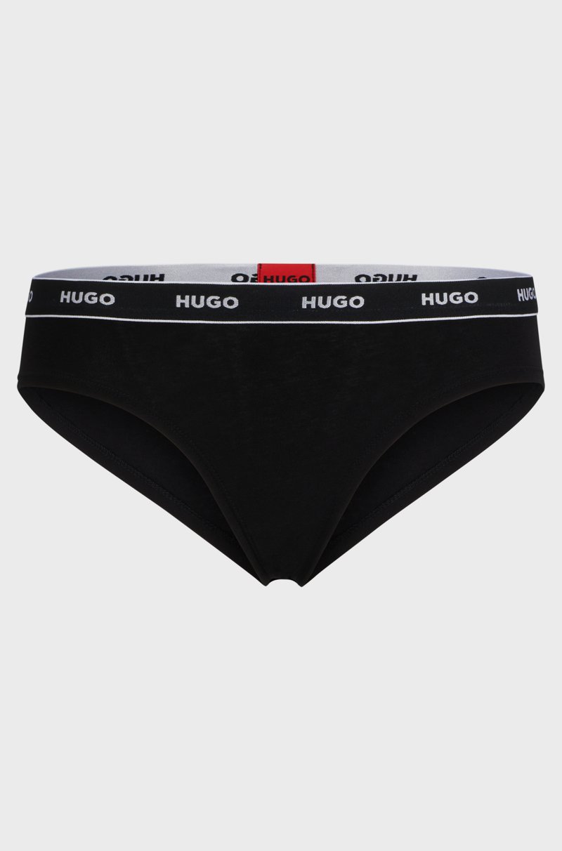 Hugo Boss Braguitas de algodón elástico con logos en la cintura Envío gratis
