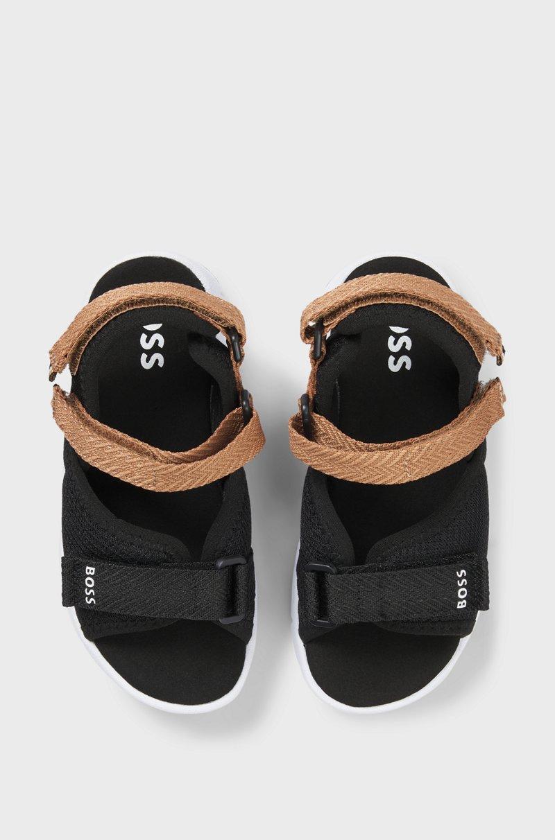 Hugo Boss Sandalias para niños con tiras con cierre por contacto con detalles de la marca Envío gratis