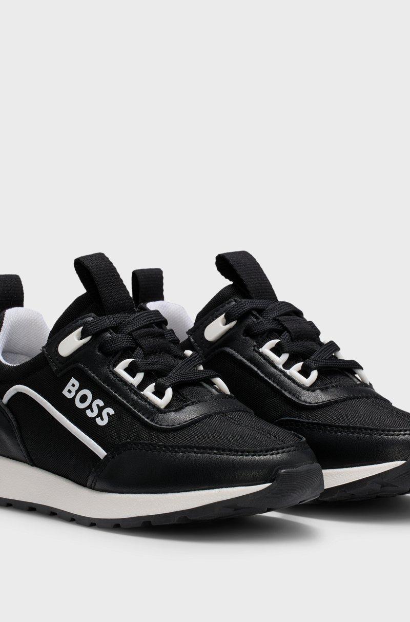 Hugo Boss Deportivas para niños en piel y lona Últimos 3 días